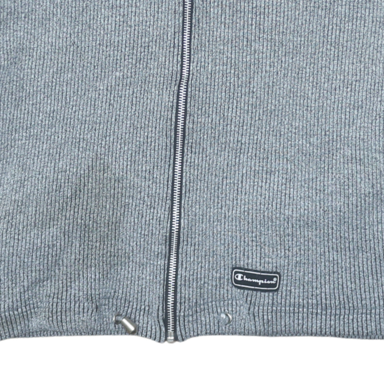 Champion Men's Grey Full Zip Knit Jacket Size M Athleisure