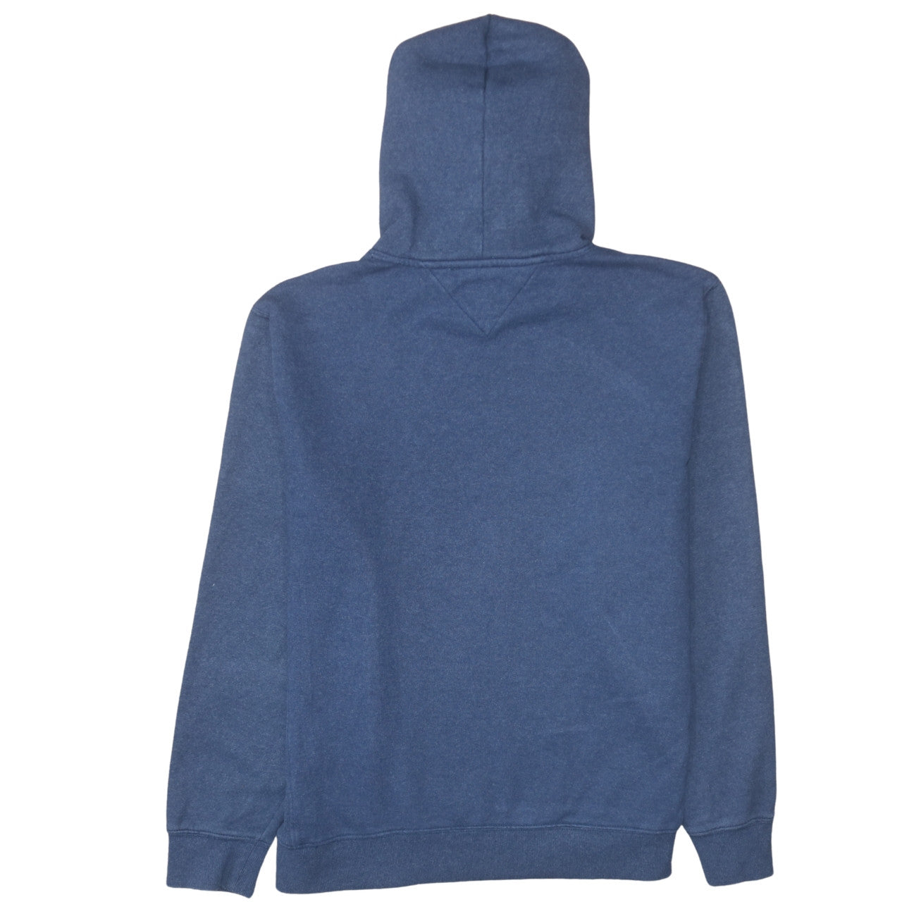 Tommy Jeans Men's Blue Pullover Hoodie L Logo Cotton Blend
