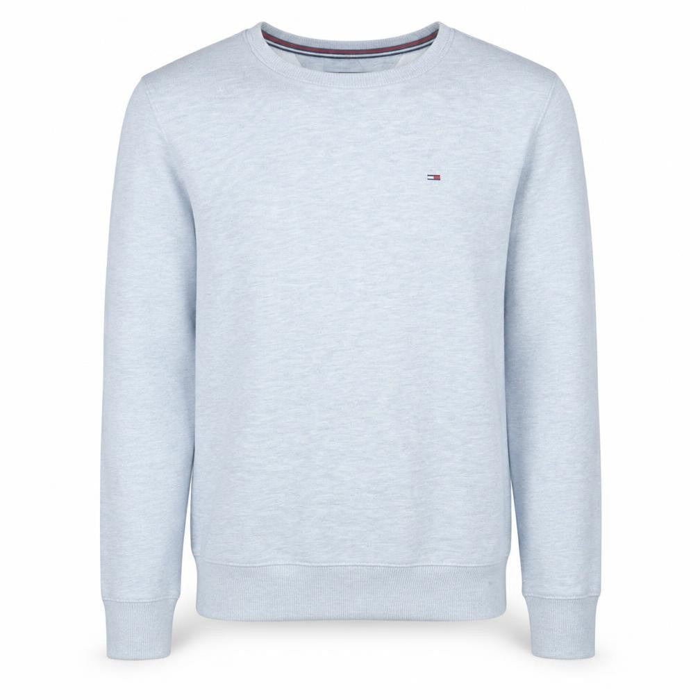 Tommy Hilfiger Men's Grey Crew Neck Cotton Pullover Sweatshirt M