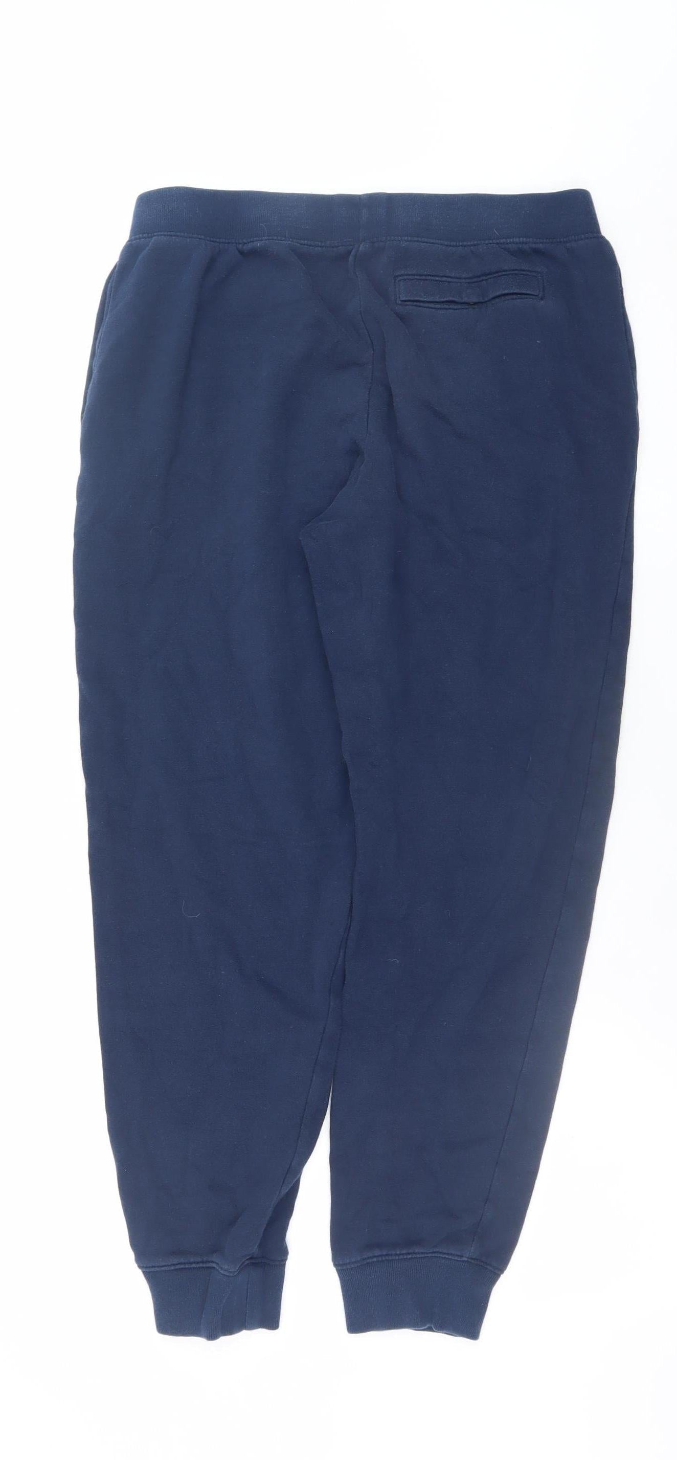 Under Armour Boys Blue XL Jogger Trousers Elastic Waist Fleece Activewear
