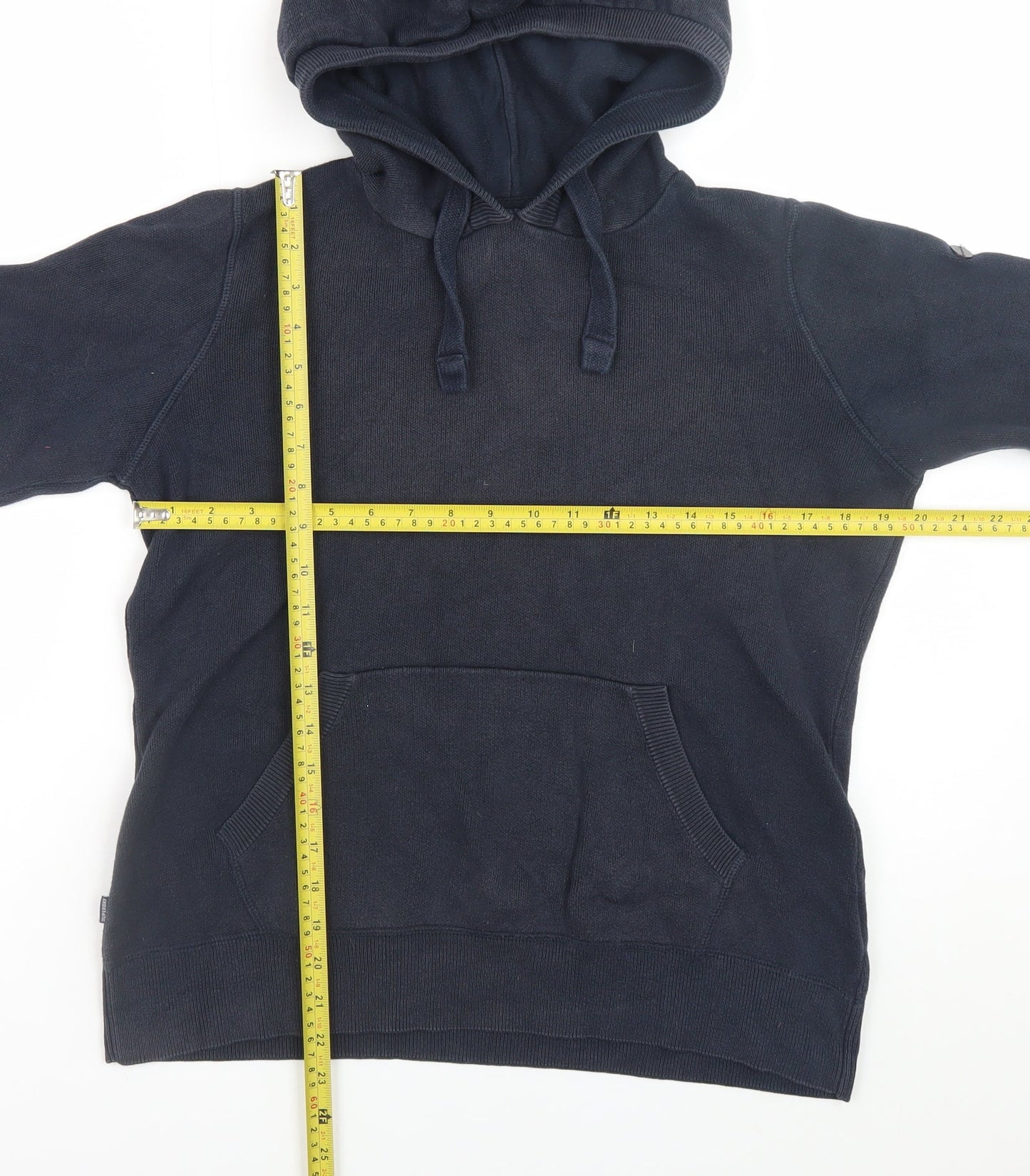Superdry Studios Women Navy Blue Pullover Hoodie Size 10