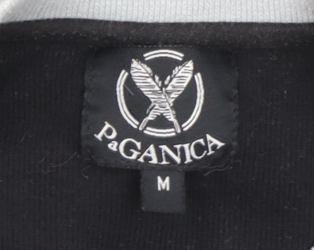 Paganica Men's Black Crew Neck Pullover Sweatshirt Size M