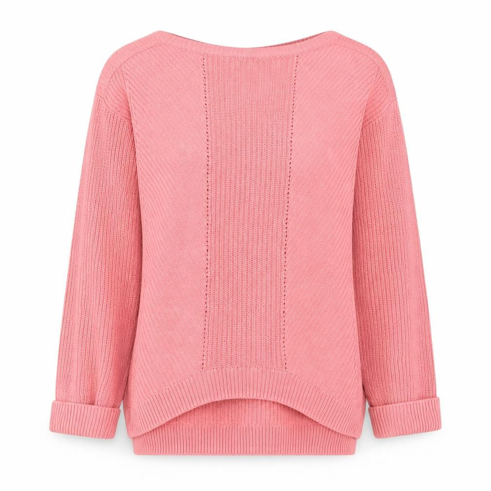 Marks and Spencer Women’s Pink Cotton Knit Jumper Medium