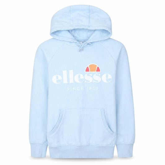 Ellesse Womens Light Blue XS Pullover Hoodie Cotton Blend Casual