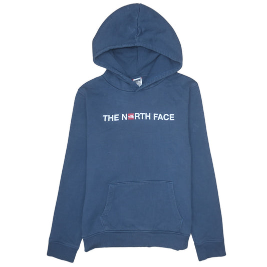 The North Face Boys Blue Pullover Hoodie XL Cotton Fleece Sweatshirt