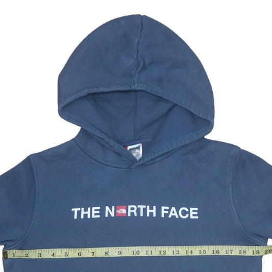 The North Face Boys Blue Pullover Hoodie XL Cotton Fleece Sweatshirt