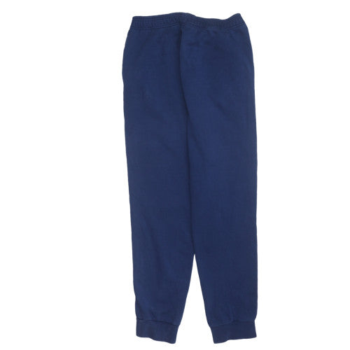 Adidas Men's Blue S Regular Fit Fleece Sweatpants