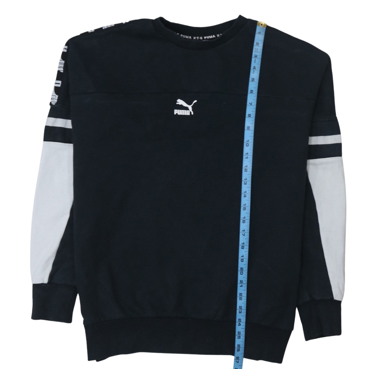 Puma Men's Black L Crew Neck Pullover Sweatshirt
