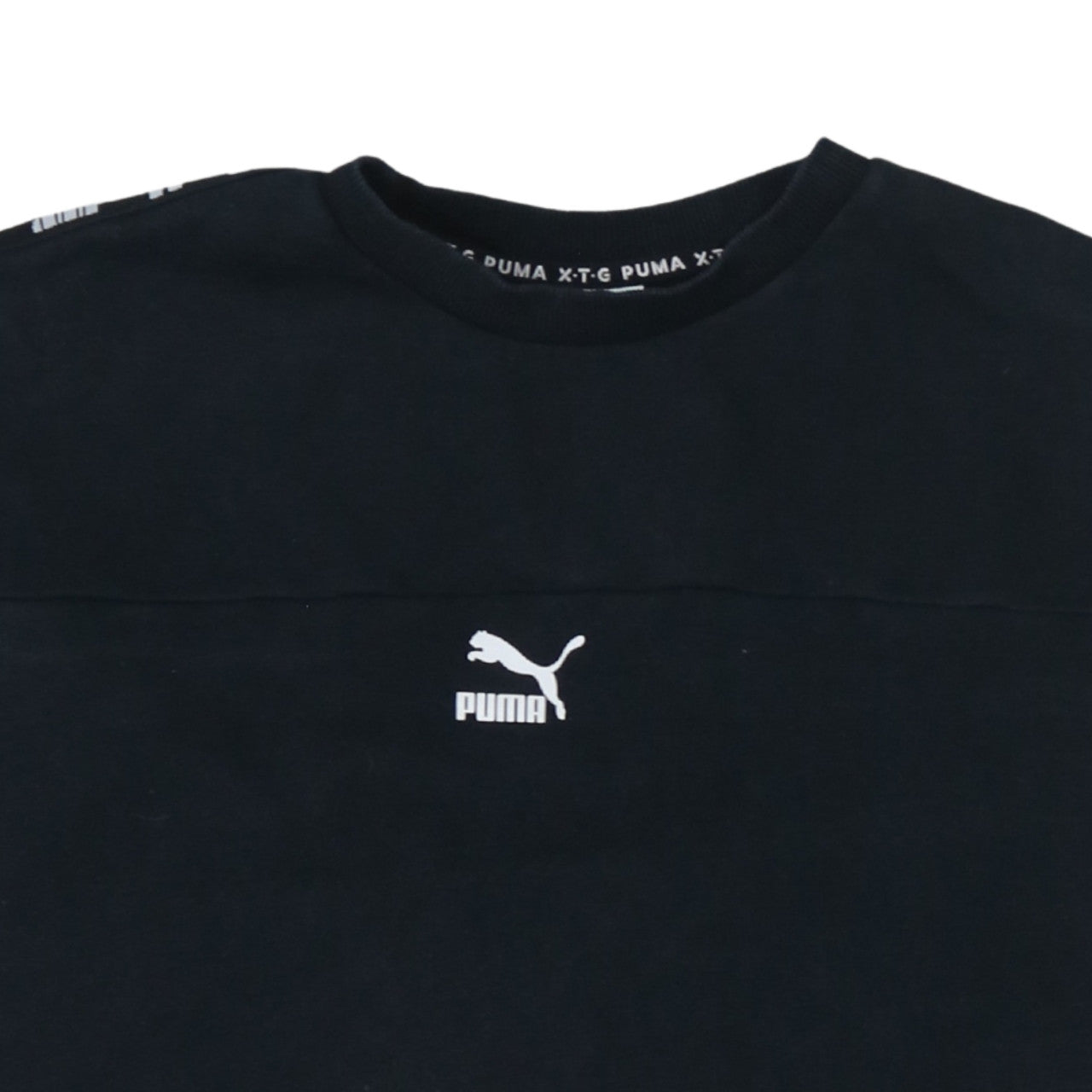 Puma Men's Black L Crew Neck Pullover Sweatshirt