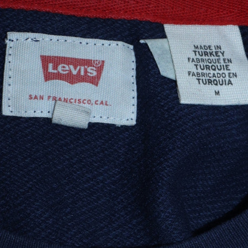 Levi's Men's Multicoloured Crew Neck Pullover Sweatshirt M