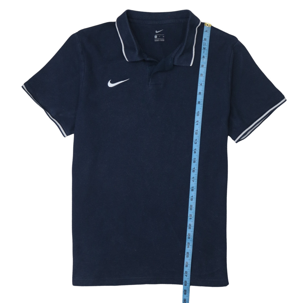Nike Men's Blue XL Cotton Polo Shirt Short Sleeve Sports Top