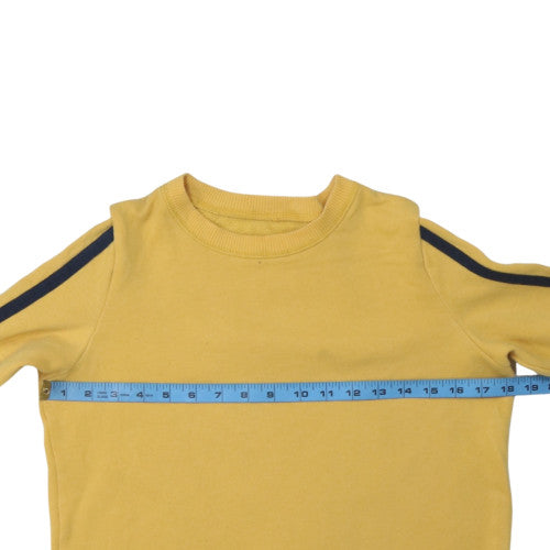 Hollister Men's Yellow Crew Neck Pullover Sweatshirt XS
