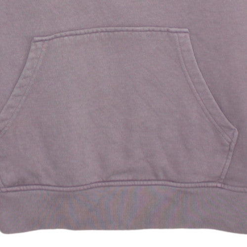 Adidas Womens Purple Hoodie Size 10 Pullover Cotton Blend Casual