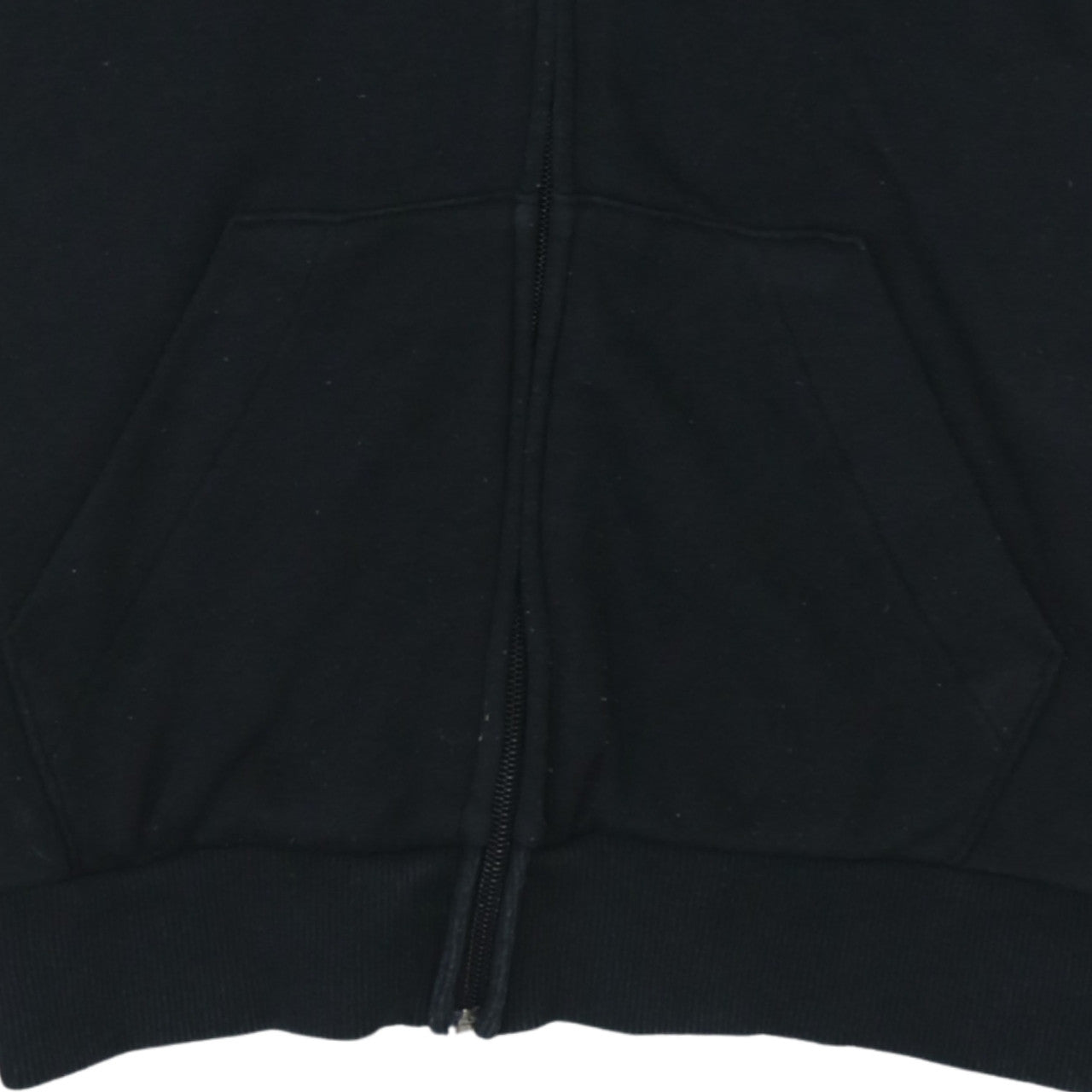 Adidas Women's Black Full Zip Hoodie Size Small UK 8-10 Cotton Blend