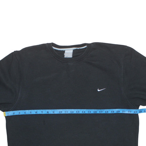 Nike Men's Black Crew Neck Pullover Sweatshirt Size M