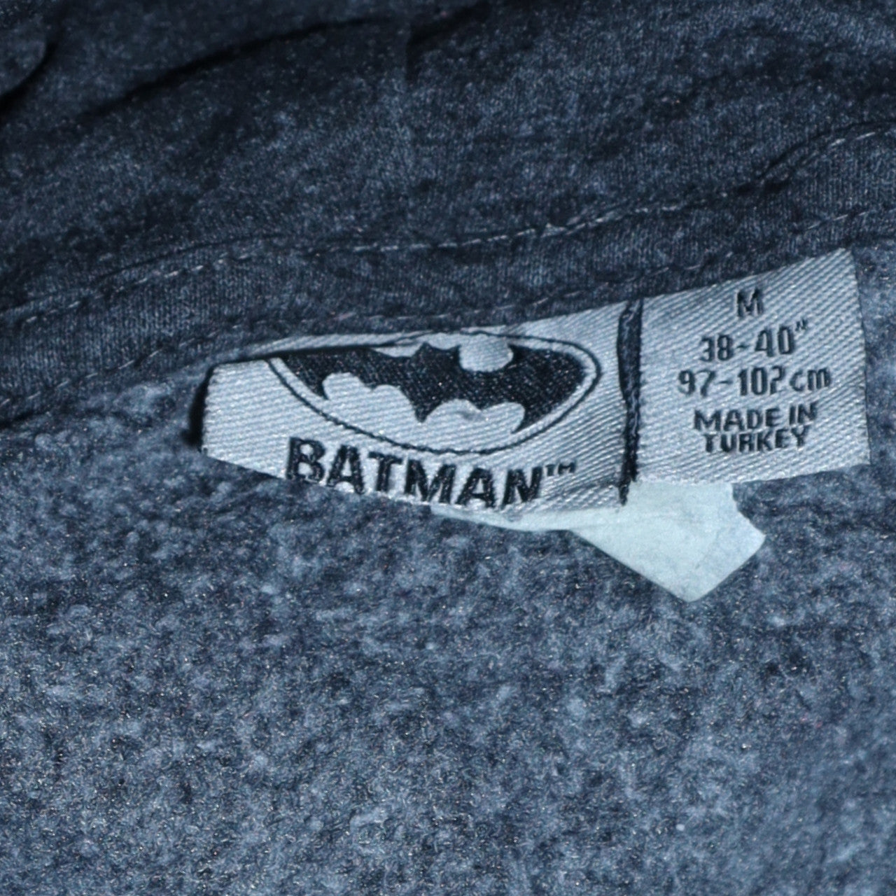 Cedar Wood State Men's Black Batman Pullover Hoodie M Graphic Fleece
