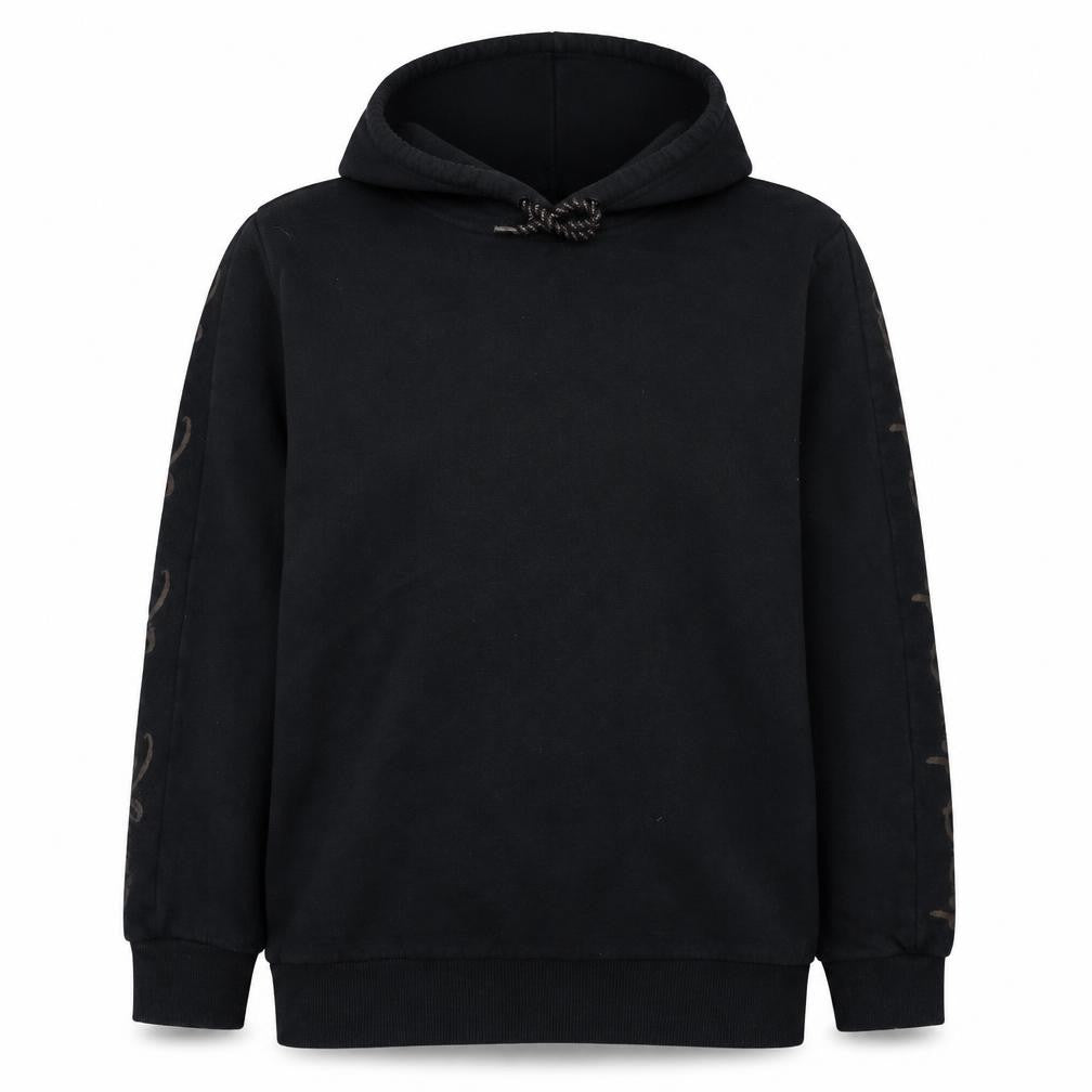 Disney at George Black Hoodie Women M Pullover Cotton Blend