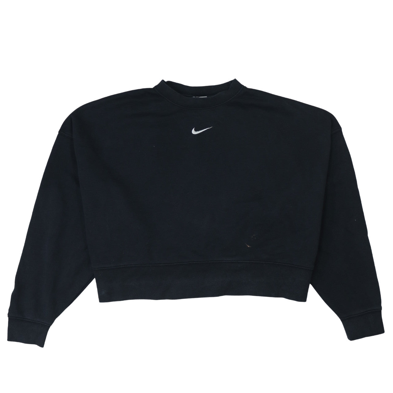 Nike Men's Black Crew Neck Pullover Sweatshirt M Logo Sportswear