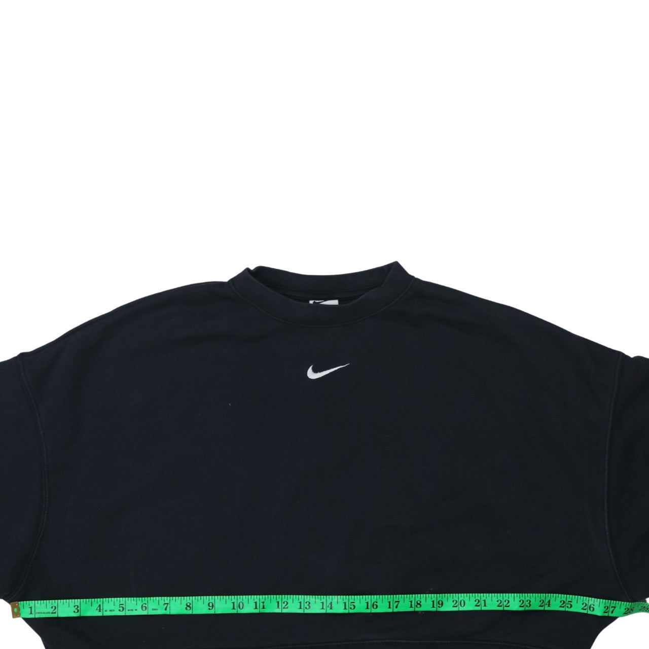 Nike Men's Black Crew Neck Pullover Sweatshirt M Logo Sportswear