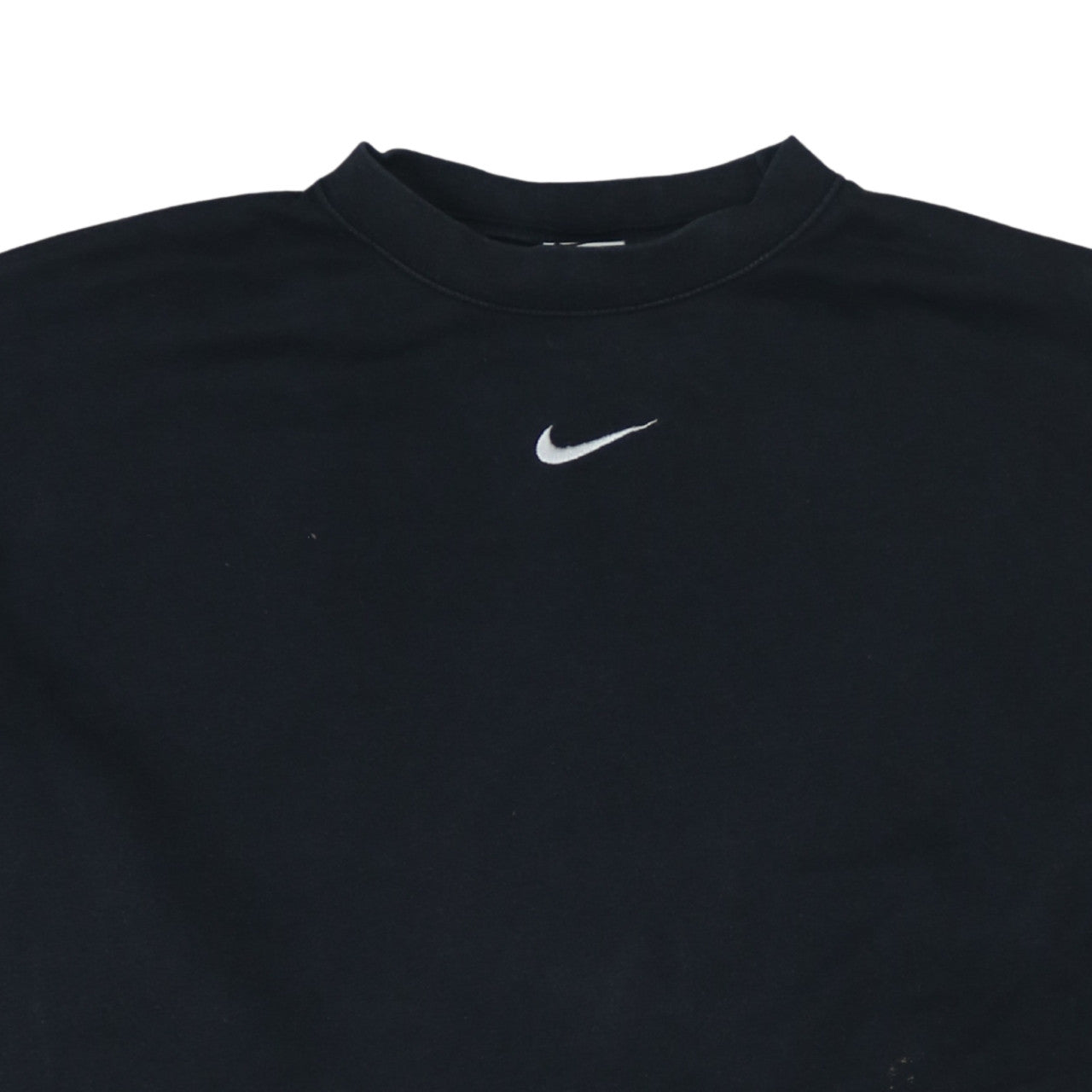 Nike Men's Black Crew Neck Pullover Sweatshirt M Logo Sportswear