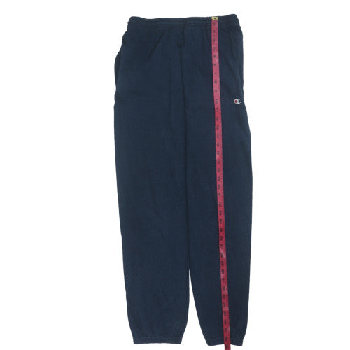 Champion Men's Blue Small Sweatpants Regular Fit Elastic Waist