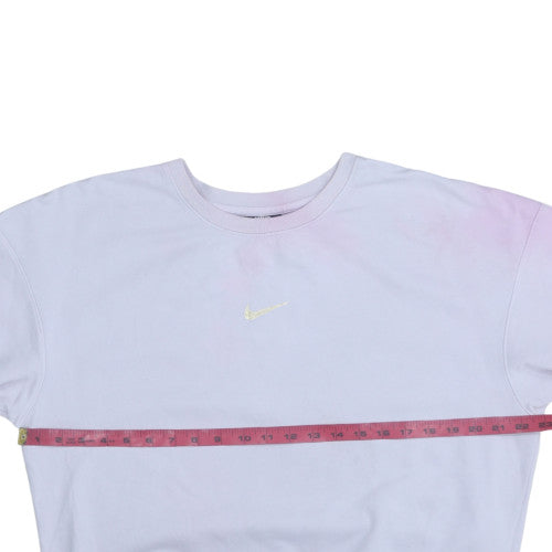Nike Women’s Lilac Sweatshirt Small Cotton Blend Crew Neck Pullover