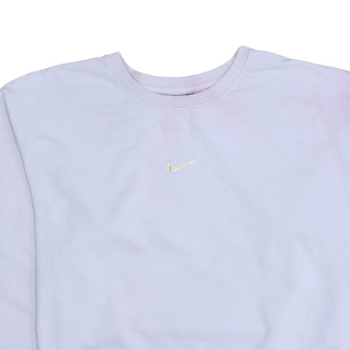 Nike Women’s Lilac Sweatshirt Small Cotton Blend Crew Neck Pullover