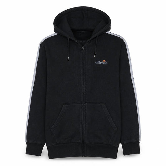 Ellesse Mens Black Full Zip Hoodie Size M Hooded Sportswear