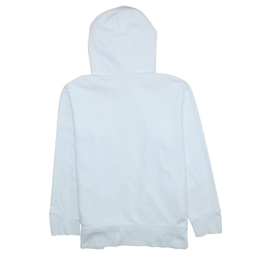 Nike Men's White Pullover Hoodie L Sports Graphic Fleece