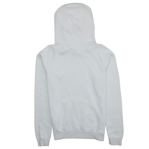 Nike Mens White Pullover Hoodie Small Regular Fit Sports Style