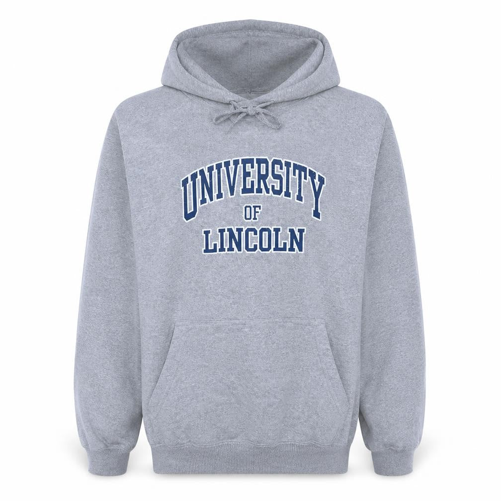 Cotton Ridge Mens Grey L Pullover Hoodie University Logo
