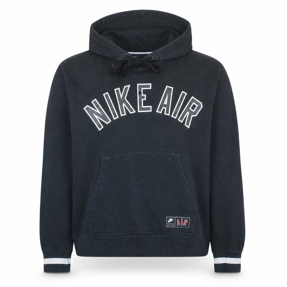 Nike Men's Black 2XL Pullover Hoodie with Logo Print