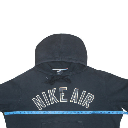 Nike Men's Black 2XL Pullover Hoodie with Logo Print
