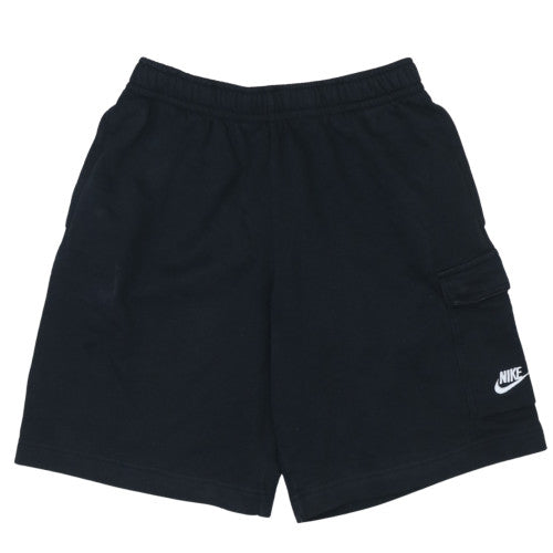 Nike Men's Black Fleece Walking Shorts Small Elastic Waist Activewear