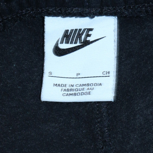 Nike Men's Black Fleece Walking Shorts Small Elastic Waist Activewear