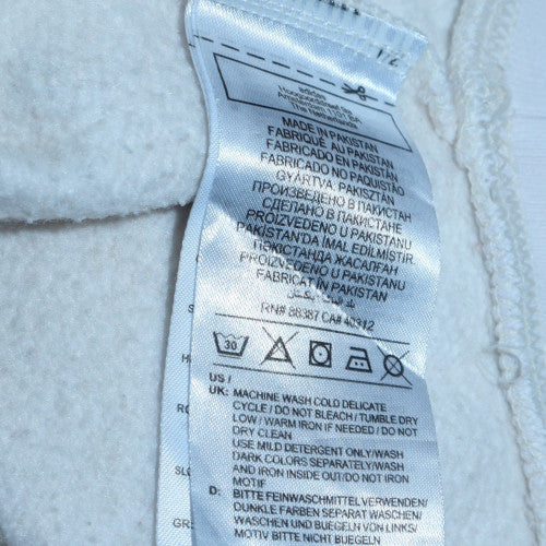 Adidas Womens White Crew Neck Pullover Sweatshirt Size 10