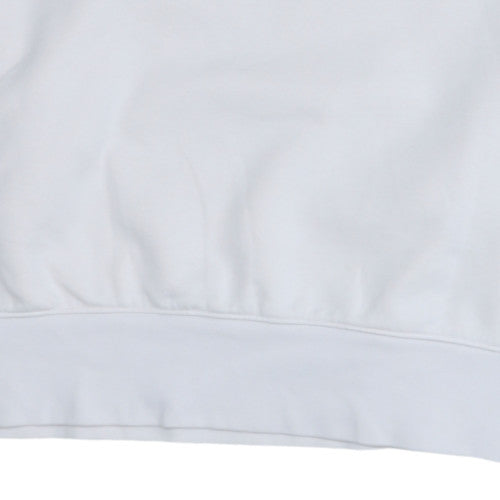 Adidas Womens White Crew Neck Pullover Sweatshirt Size 10