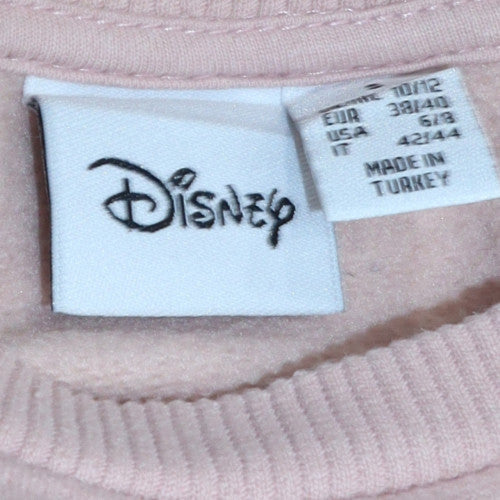 Disney Women Beige Thumper Sweatshirt Size S Crew Neck Pullover