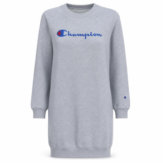 Champion Women Grey Small Long Sleeve T-Shirt Dress