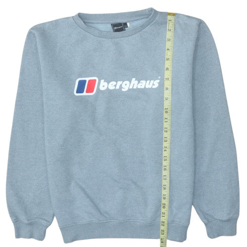 Berghaus Teens Grey Crew Neck Logo Sweatshirt Size 14-15