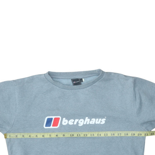 Berghaus Teens Grey Crew Neck Logo Sweatshirt Size 14-15