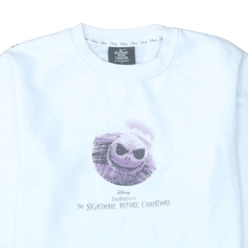 Primark Women White The Nightmare Before Christmas Sweatshirt L