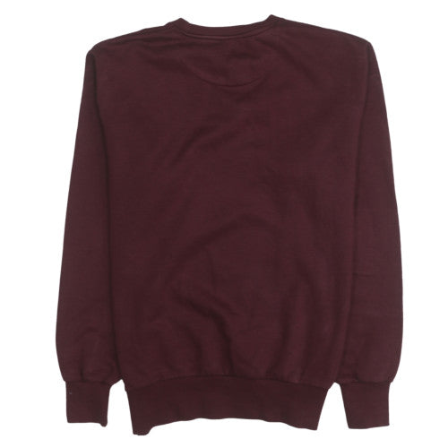 Ellesse Men's Brown Logo Pullover Sweatshirt Size M Crew Neck
