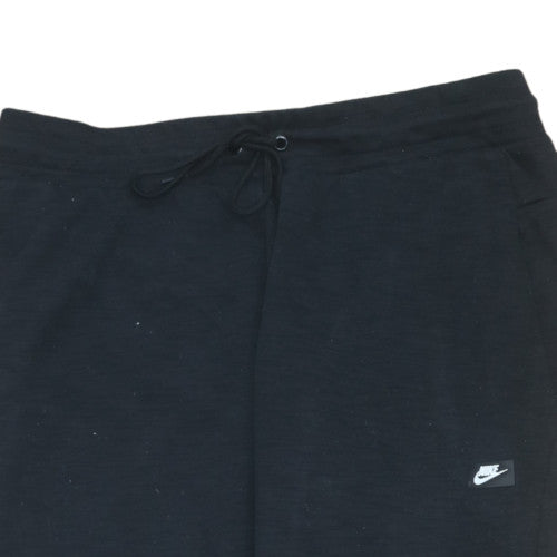 Nike Men's Black Jogger Sweatpants Size L Fleece Activewear Trousers