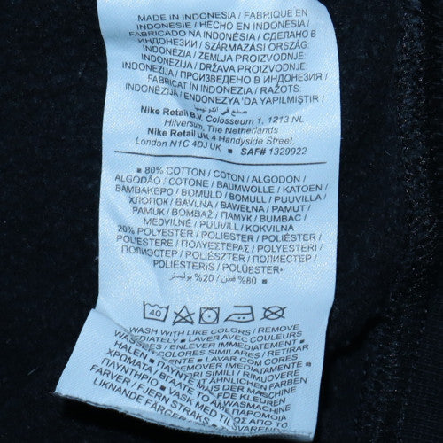 Nike Men's Black XS Pullover Sweatshirt Crew Neck Fleece