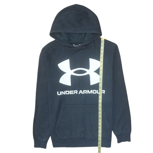 Under Armour Men’s Black Pullover Hoodie Medium Sports Fleece