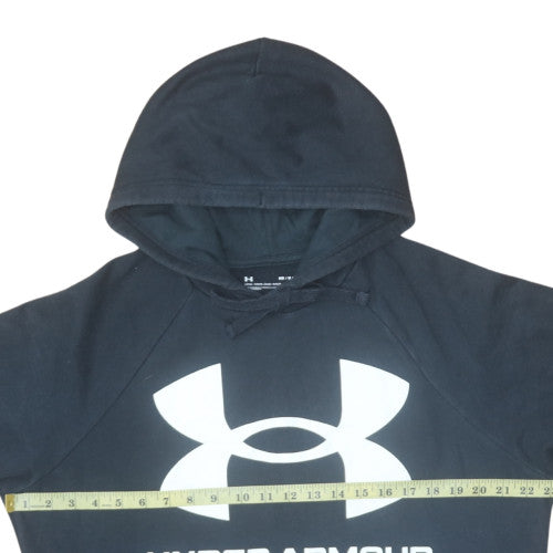 Under Armour Men’s Black Pullover Hoodie Medium Sports Fleece