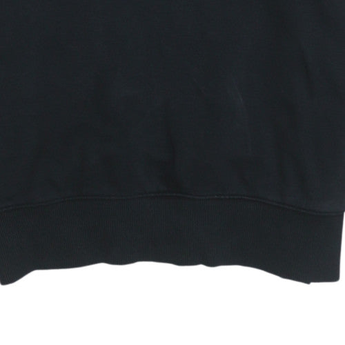 Champion Men’s Black Pullover Hoodie Small Fleece Logo Sweatshirt