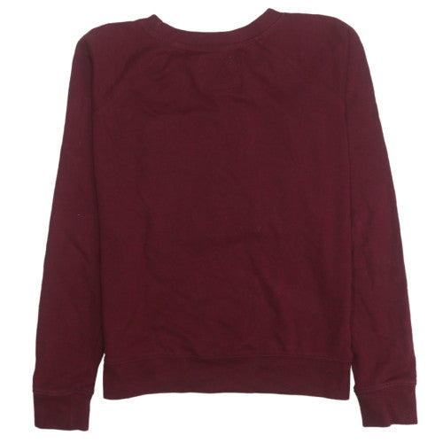 Hard Rock Cafe Men’s Red Crew Neck Pullover Sweatshirt Size L
