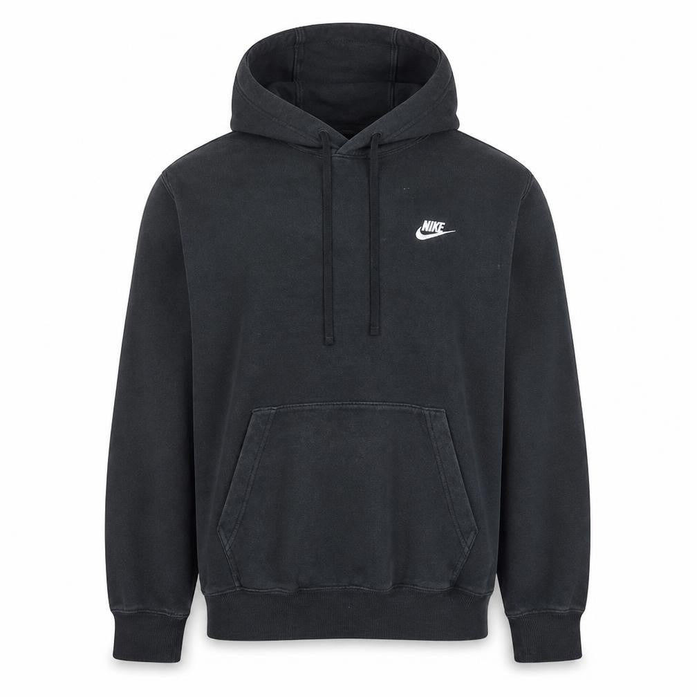 Nike Men's Black Pullover Hoodie Medium Fleece Regular Fit